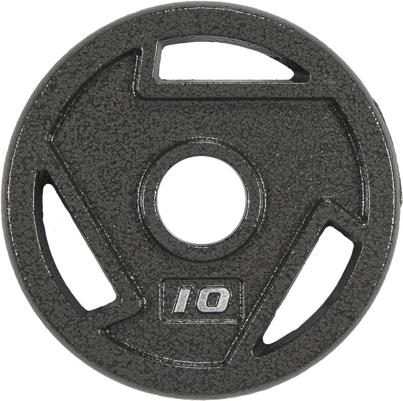 Photo 1 of 
Signature Fitness Cast Iron Plate Weight Plate for Strength Training and Weightlifting, Standard or Olympic, Multiple Sizes