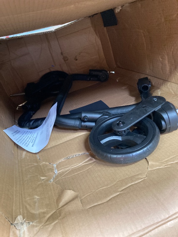 Photo 1 of ***MISSING CANOPY AND COOLER***Jeep Deluxe Wrangler Stroller Wagon with Cooler Bag and Parent Organizer by Delta Children, Black/Green