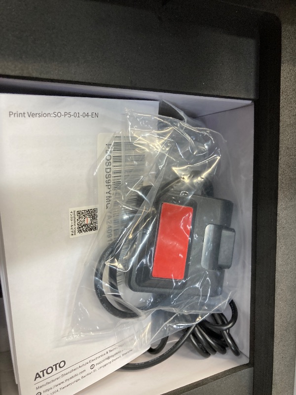 Photo 1 of ***missing parts, different screen in box*** ATOTOEXCEL Wireless Portable CarPlay Screen for Car, 9'' Wireless CarPlay & Android Auto Touch Screen, with Dash Cam, 1080p Backup Camera, Mirror Link, AUX/FM, SWC, P509-SD-S31