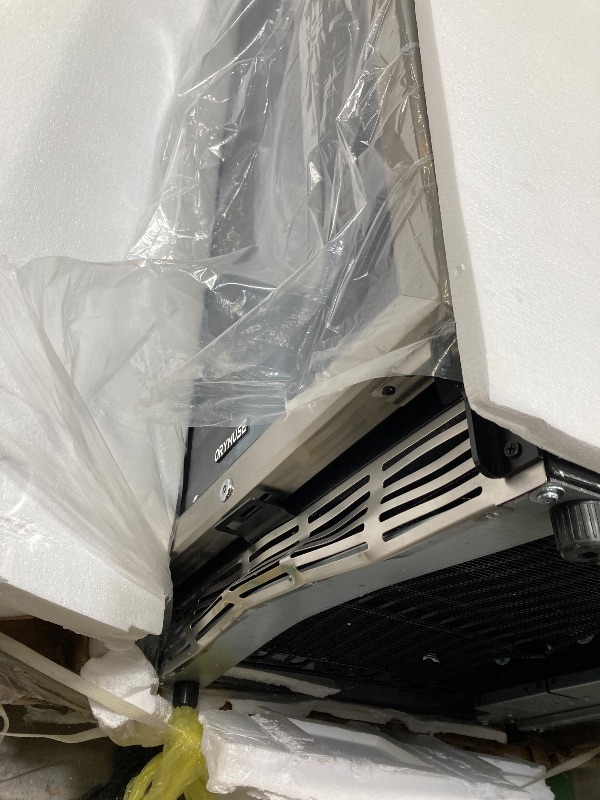 Photo 1 of ***the photo and description is a reference, see the photos with damages** Orimuze Upgraded 154 Bottles Wine Cooler Refrigerator, 24 Inch Tall Wine Fridge Built-in or Freestanding with Professional Compressor, Low Noise Fast Cooling and Intelligent Temper