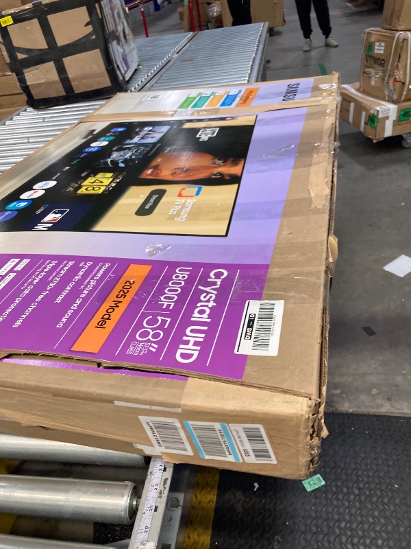 Photo 1 of ***PARTS ONLY***
SAMSUNG 58-Inch Class Crystal UHD U8000F 4K Smart TV (2025 Model) Endless Free Content, Crystal Processor 4K, MetalStream Design, Knox Security, Alexa Built-in