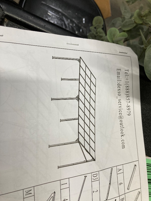 Photo 1 of ***MISSING BOXES***THIS IS ONLY ONE BOX***AECOJOY 14' x 10' Gazebo for Patio, Hard Top Lean to Gazebo Pergola with Roof (140 Sq.Ft Shaded), Large Wall-Mounted Heavy Duty Awnings for Patio, Decks, Backyard and More