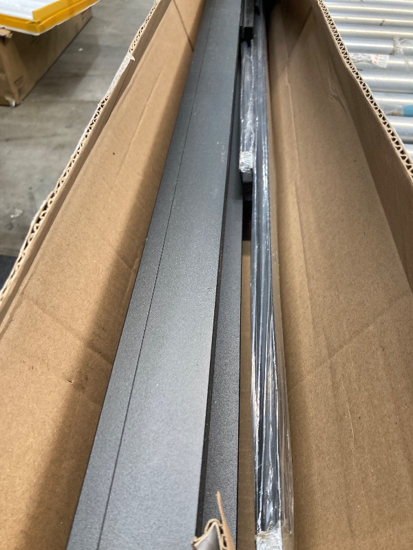 Photo 1 of 2 ft. x 4 ft. Matte Black Aluminum Decorative Screen Panel Line Post Extension Kit