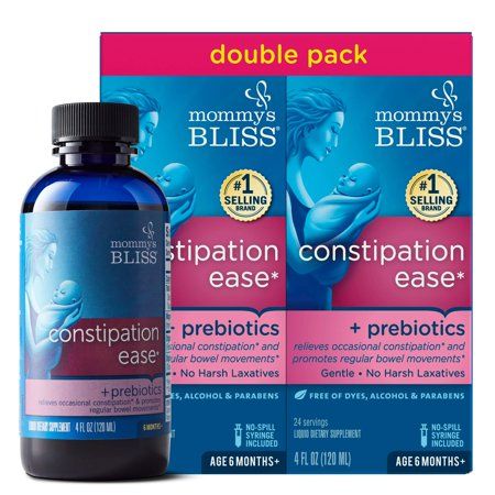 Photo 1 of 08/2025  Mommy S Bliss - Constipation Ease Double Pack - 8 FL OZ (2 Bottles) 8 Fl. Oz.
