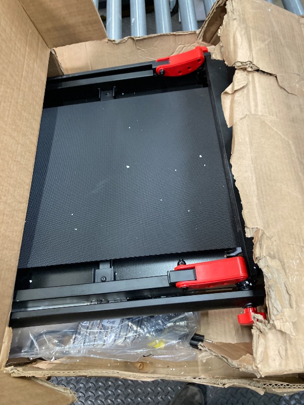 Photo 1 of ***PARTS ONLY***
RHYTHM FUN Incline Foldable Treadmill, Walking Pad Treadmill with Incline, 300 lbs Portable Treadmills with Handles for Home Office Use, Under Desk Compact Walking pad with LED Display & APP