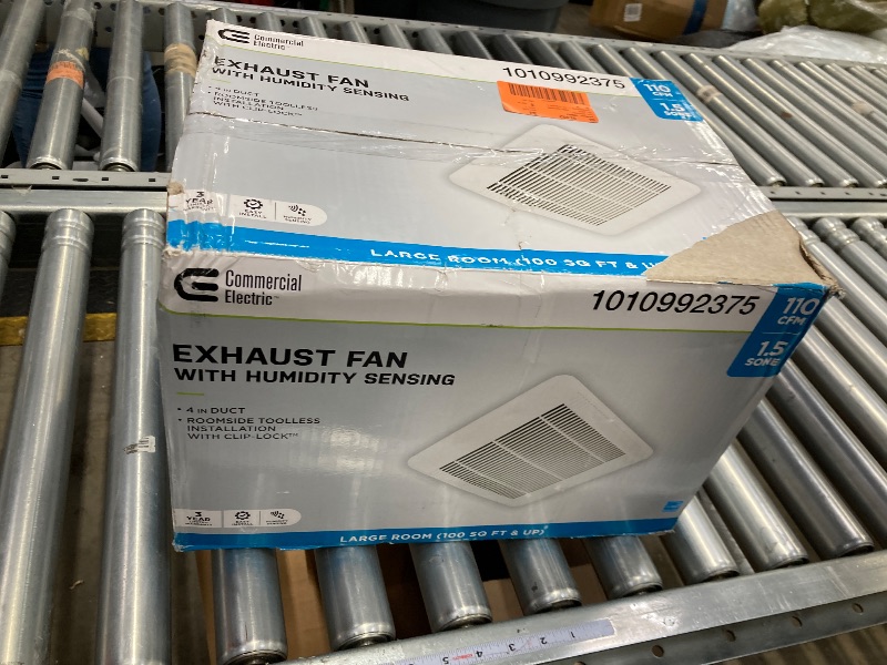 Photo 1 of 110 CFM 1.5 Sone Bathroom Exhaust Fan with Humidity Sensing
