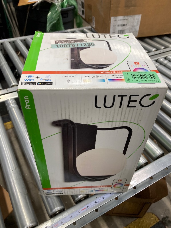 Photo 1 of 1-Light Black Outdoor Smart WiFi Wall Mount Lantern Sconce with A19 Smart Light Bulb Included
