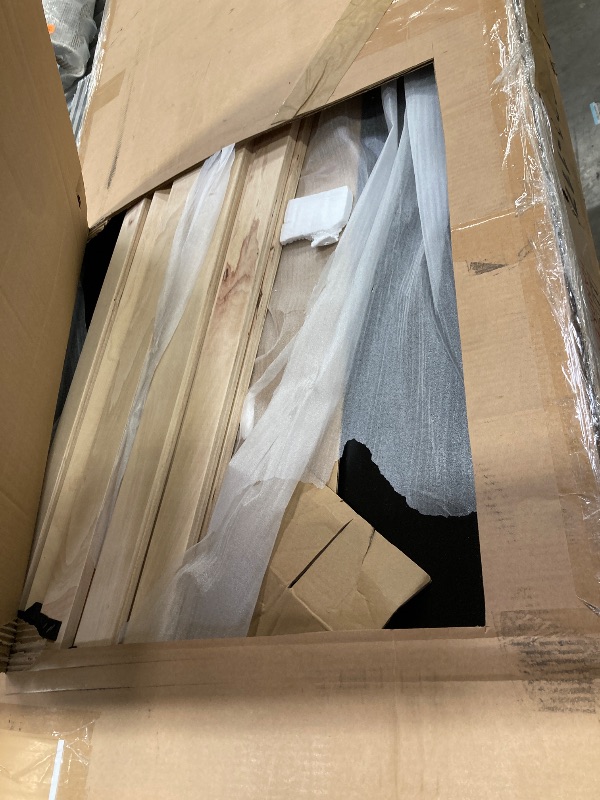 Photo 1 of **BOX 1 OF 2 ONLY/MISSING PARTS/DAMAGED LEG***Winston Wooden Panel Platform Bed - KING