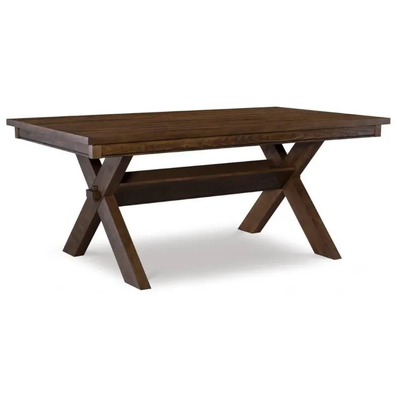 Photo 1 of **BOX 2 OF 2 ONLY/INCOMPLETE SET/ONLY THE CENTER SUPPORT BEAM**Powell Turino Rustic Umber Dining Table