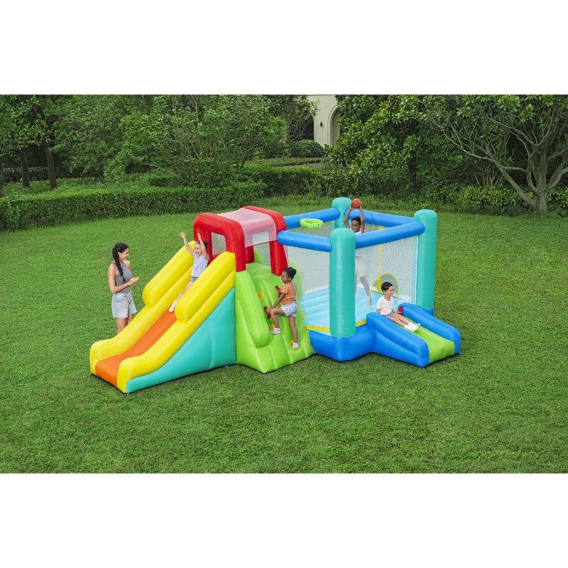 Photo 1 of **different than item on box, castle, no slide** Bestway Jump 'n Climb Kids Inflatable Mega Bouncer