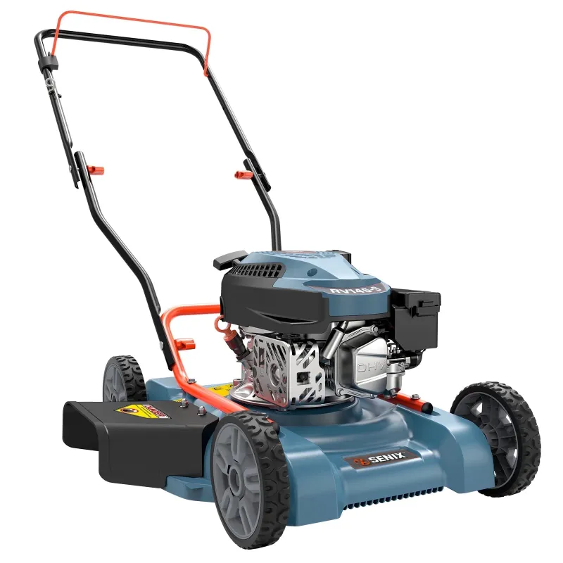 Photo 1 of ***PARTS ONLY***SENIX Gas Lawn mower, 18in, 144cc 4-Cycle Engine Push Mower with Side Discharge
