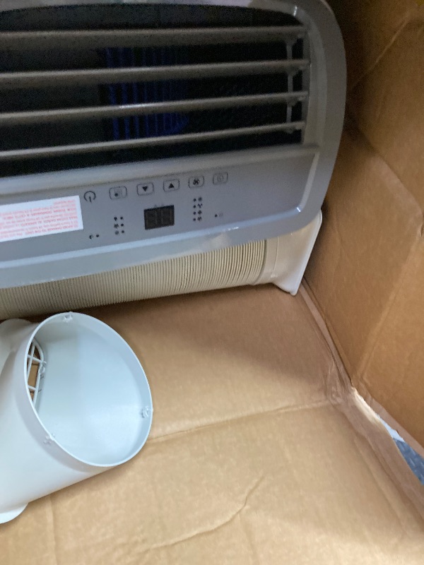 Photo 1 of ***PARTS ONLY***
BLACK+DECKER 10,000 BTU Portable Air Conditioner for Rooms up to 450 Sq. with Remote Control, White