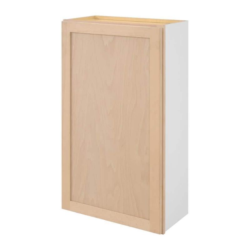 Photo 1 of 24 in. W X 12 in. D X 42 in. H Ready to Assemble Wall Kitchen Cabinet in Unfinished with CLICKREADY Technology
