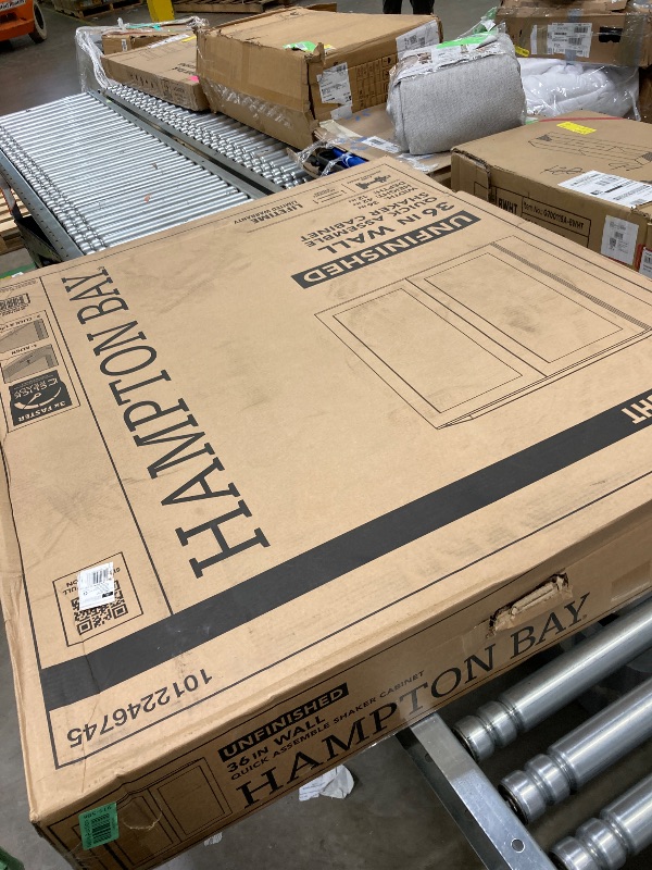 Photo 1 of 36 in. W X 12 in. D X 42 in. H Ready to Assemble Wall Kitchen Cabinet in Unfinished with CLICKREADY Technology

