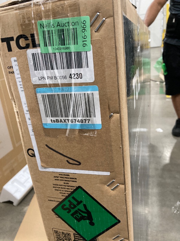 Photo 1 of ***BROKEN SCREEN/PARTS ONLY**TCL 65-Inch Class QM6K Series QD-Mini LED 4K UHD Google Smart TV Best Value Mini-LED TV - QLED, 144hz, 288hz Gaming Rate, High Contrast Screen, Onkyo Audio, Dolby Atmos (65QM6K, 2025 Model)