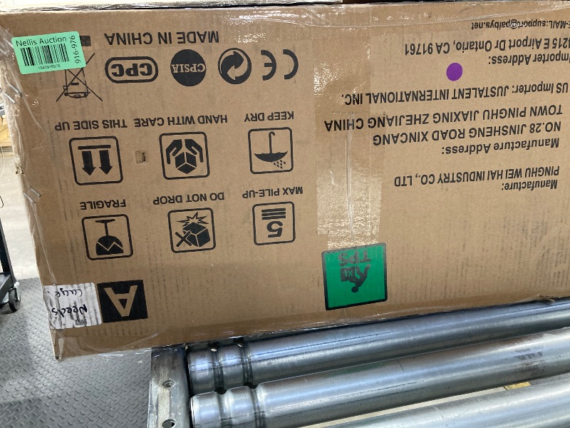 Photo 1 of ****JUST MISSING THE TIRES AND BATTERY****Hipicute 24V 2 Seater Kids Ride On Car, 4 Wheeler Truck Ride On Toys for Big Kids with 5.5MPH Max Speed, Remote Control, Accelerator Pedal, Treaded Tires, Steering Wheel, Music and Story, Purple