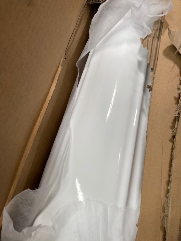 Photo 1 of ***MISSING THE SINK PART****Fauceture VPB2710 Venus 27" Ceramic Corner Pedestal Sink (Single Hole), Glossy White