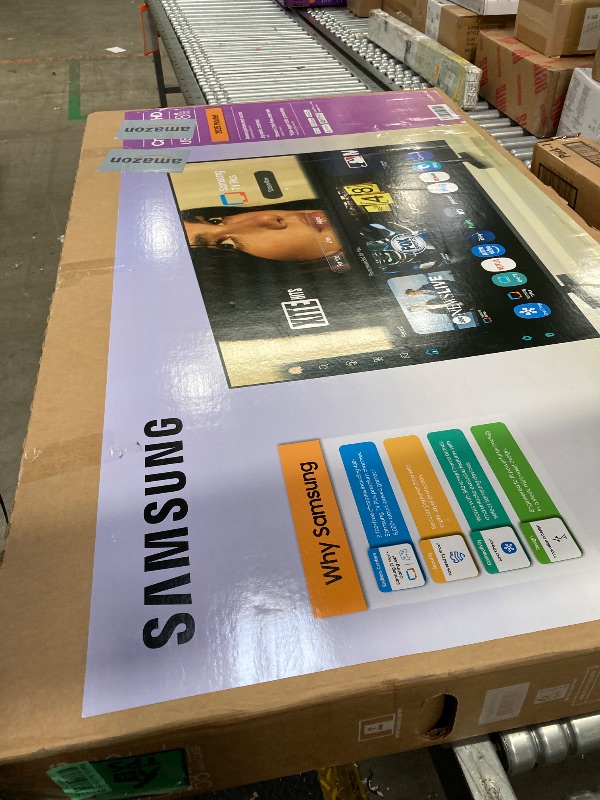 Photo 1 of Samsung 58-Inch Class Crystal UHD U8000F 4K Smart TV (2025 Model) Endless Free Content, Crystal Processor 4K, MetalStream Design, Knox Security, Alexa Built-in