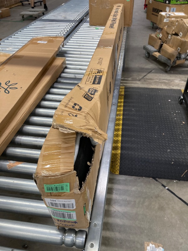 Photo 1 of Art3d 4-Piece Wood Slat Acoustic Panels for Stylish Decor and Noise Reduction, 3D Textured Panel for Ceiling and Wall, Walnut