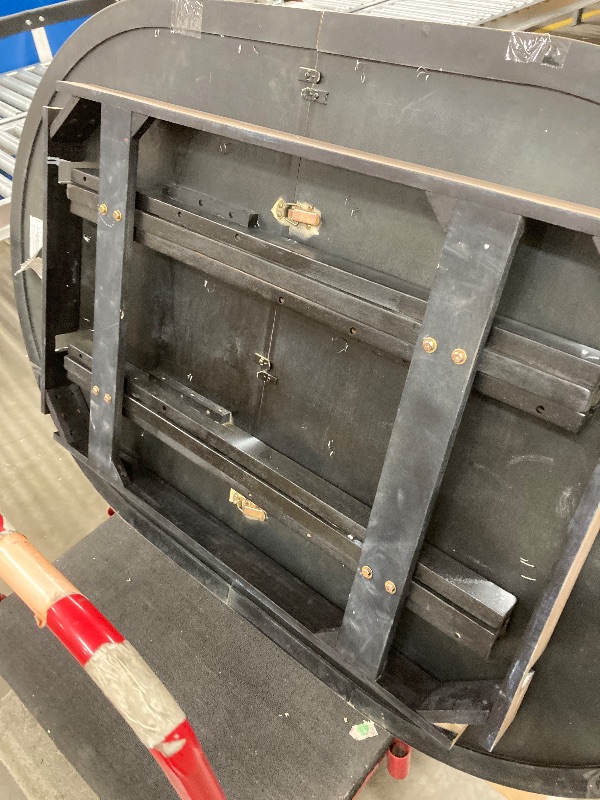 Photo 1 of ***DAMAGE -MISSING PART -SELLING AS IS -PARTS ONLY*** 


Lexicon 42"x 84" Oval Dining Table for 6 People, Extendable Wooden Dinner Table with Sturdy Base, for Kitchen/Dining Room, Easy Assembly, Natural