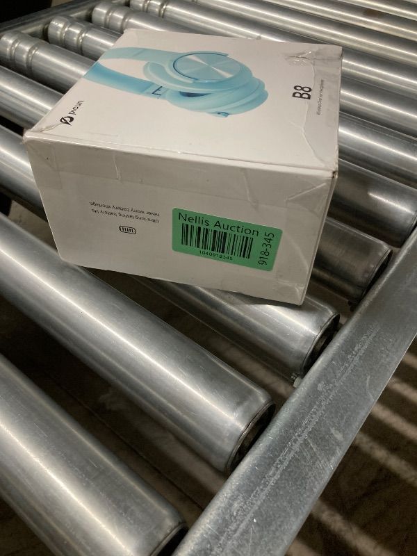 Photo 1 of **STATIC****Picun B8 Bluetooth Over Ear Headphones, 120H Playtime with 3 EQ Modes, Low Latency, Hands-Free Calls, Deep Bass for Travel, Home, Office & PC (Cyan)