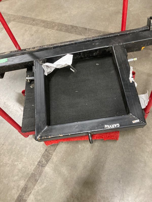 Photo 1 of ****DAMAGED -SELLING AS PARTS ONLY*** 1500 LBS Capacity 3 Point Hitch Pallet Fork for Category 1 Tractors - Heavy Duty Adjustable Pallet Fork Attachments for Material Handling
