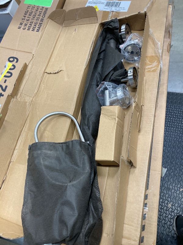 Photo 1 of **MAY BE MISSING HARDWARE**Bathroom Hardware Set, 7 Pieces Bathroom Accessories Set Includes 24" Towel Bar, Toilet Paper Holder, Towel Ring, Robe Hook, Brushed Nickel & Stainless Steel, Wall Mounted Bathroom Towel Rack Set
