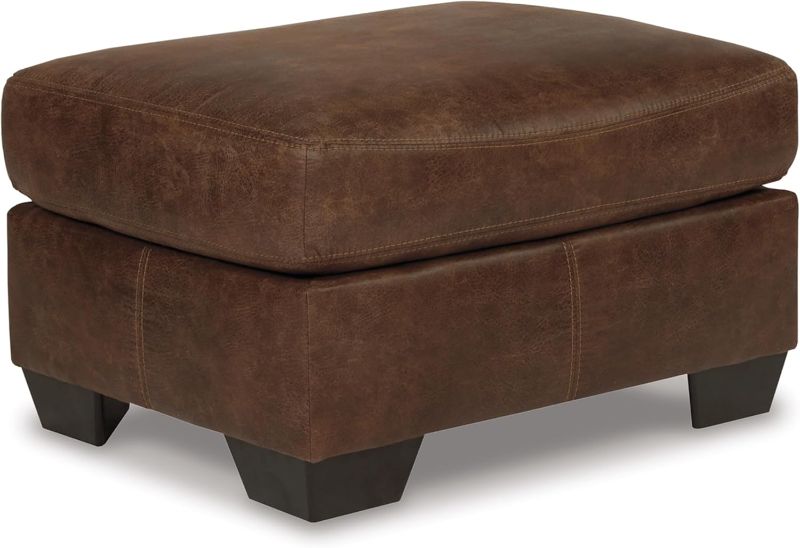 Photo 1 of *Small cut* *Missing the Ottoman feet* Signature Design by Ashley Bladen Modern Rectangular Ottoman, Dark Brown
