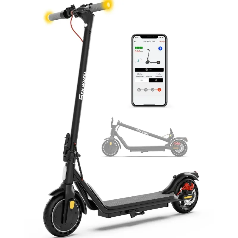 Photo 1 of **MISSING PARTS/NO CHARGER**5TH WHEEL W16S 300W Electric Scooter with Turn Signal, 8.5” Solid Tires, 18mph & 12Miles Range, Folding Commuting E-Scooter for Adults with APP Control

