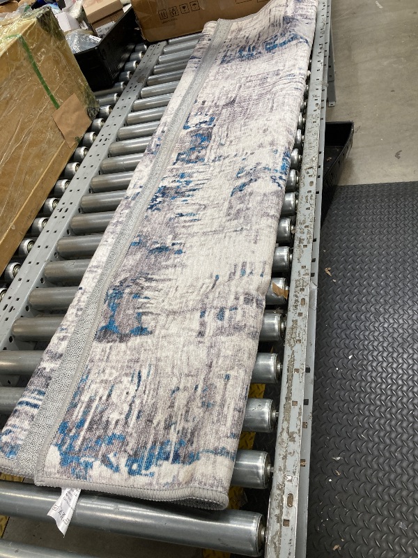 Photo 1 of *Similar Item* Washable Area Rug, Blue