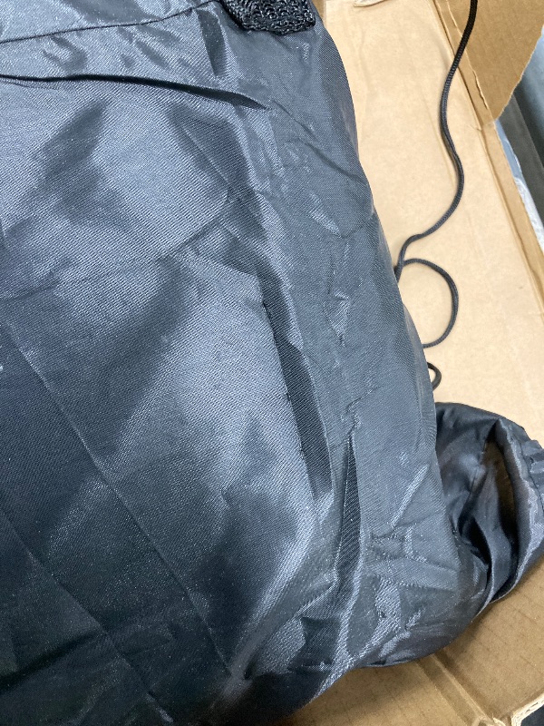 Photo 1 of *Small cut in Bag* Stylish Camping GA1 Reversible Graphic Patio Mat-8' x 12', Black/Silver