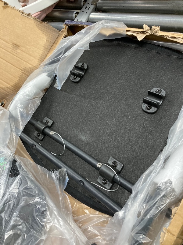 Photo 1 of *Damage to the back rest* BROBRIYO Stackable Folding Chairs with Cushion Padded Mesh Bouncing Back Conference Room Chair for Office Meeting Training 1 Pack
