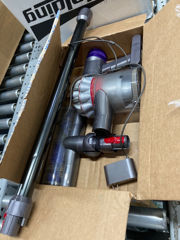 Photo 1 of *Dirty* Dyson V8 Cordless Vacuum, Silver