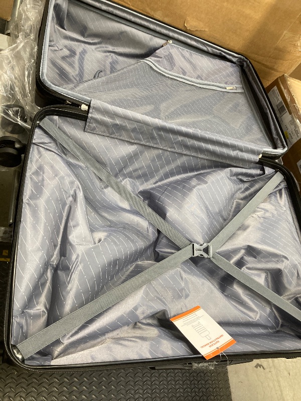 Photo 1 of *Scratched Up* Blue Hard Shell Suitcase