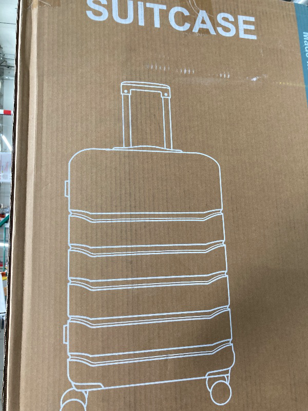 Photo 1 of *Scratched Up* Blue Hard Shell Suitcase