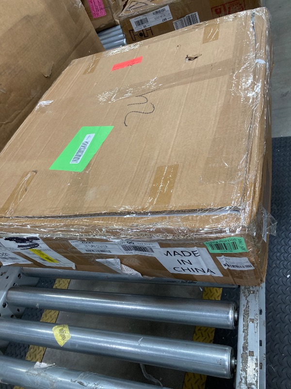 Photo 1 of *Corner cracking* Uoisaiko LED Medicine Cabinet Wall Mounted with Mirror, 3-Color Adjustable - Pre-Assembled Anti-Fog 24"x26", Light Gray