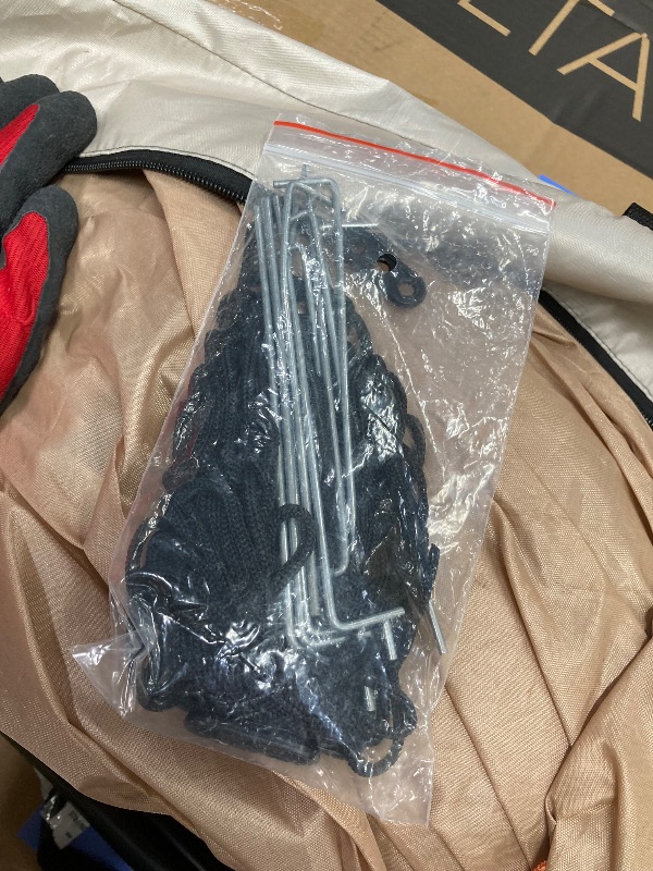 Photo 1 of *Poles damaged* *Type of tent unknown* Beige Tent