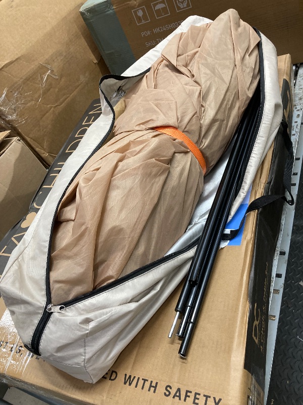 Photo 1 of *Poles damaged* *Type of tent unknown* Beige Tent