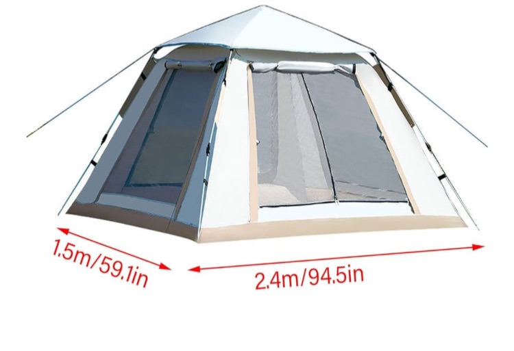 Photo 1 of *Poles damaged* *Type of tent unknown* Beige Tent