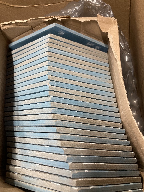 Photo 1 of 20 Pack Hexagon Acoustic Foam Panels, Sound Proof Noise Reduction Panels, Self Adhesive High Density and Fire Resistant Felt Wall Tiles for Ceiling, Studio, Home Office&Gaming Room, Blue
