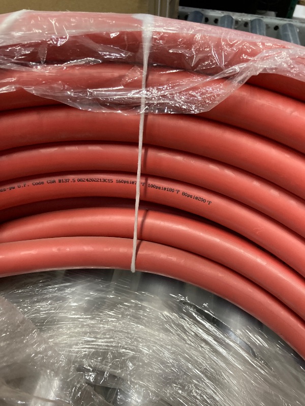 Photo 1 of 1 in. x 100 ft. Red PEX-A Expansion Pipe in Solid
