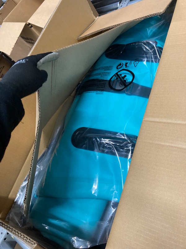 Photo 1 of 10' Inflatable Stand up Paddle Board 6' Thick SUP Paddle Board with Paddleboard Accessories Triple Action Pump Fishing Green
