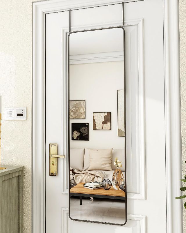 Photo 1 of 
Protylctaster Door Mirror Full Length,Over The Door Mirror,48"x14" Full Length Mirror,Door Mirror, Mirror Full Length Door Hanging
