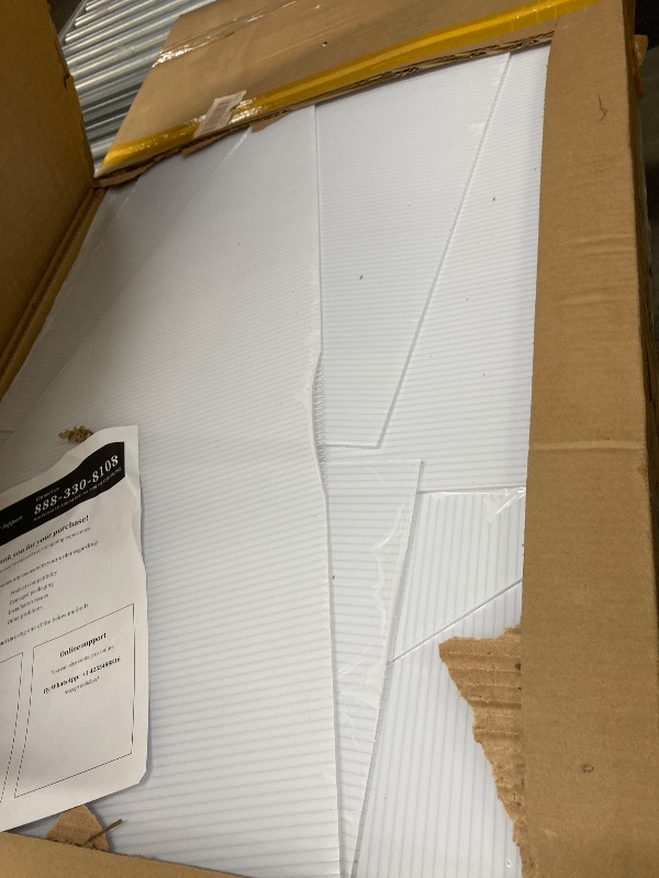 Photo 1 of 14 Pieces 4' x 2' x 0.16'' Polycarbonate Greenhouse Panels,Twin-Wall Polycarbonate Panels Waterproof UV Protected Impact Resistance Reinforced Clear Roofing Panels for Greenhouse, Plant Stand Roof