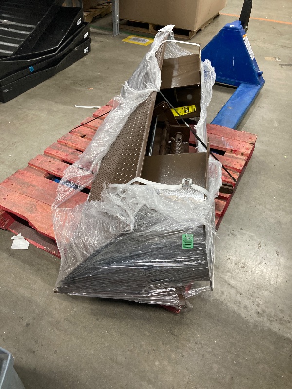 Photo 1 of Vestil FM-2572 Steel Mechanical Edge O Dock Leveler 72 In. Ramp Width 25,000 Lb. Capacity Brown