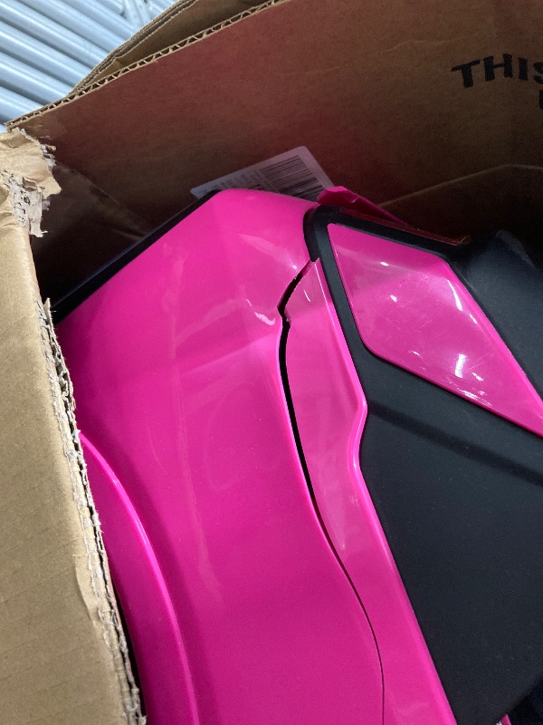 Photo 1 of *****In some parts it is broken*****

Cadillac Escalade IQ 24V Kids Ride on Car,Wisairt 2 Seater Battery Powered Electric Vehicle w/ Remote Control(Pink)
