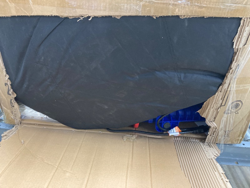 Photo 1 of ****item is for parts only, damaged****Large Black Inflatable Nightclub 20X16.5X12Ft Disco Cube Gazebo Event House with Logo Area Portable Inflatable Party Tent for Birthday, School Events, Backyard Party, Rental Business