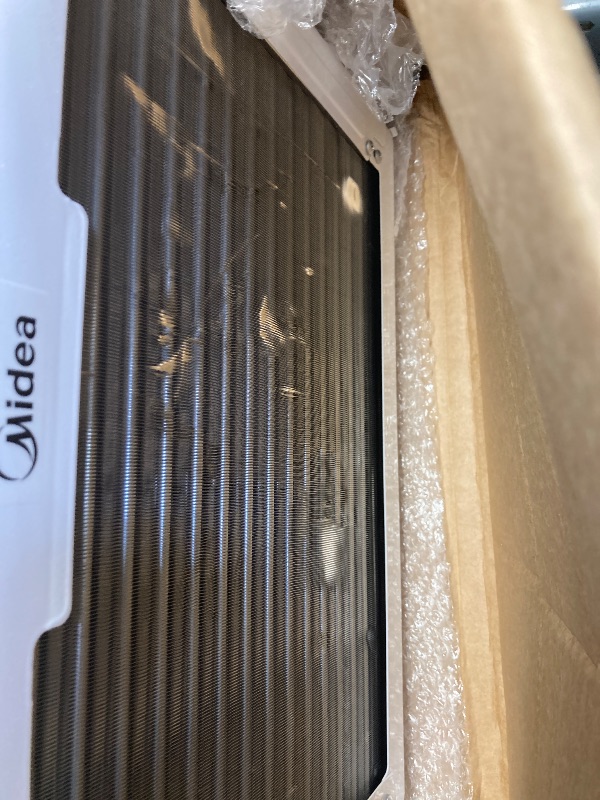 Photo 1 of ***PARTS ONLY***
Midea 8,000 BTU U Shaped Smart Inverter Window Air Conditioner, Cools up to 350 Sq. Ft., Ultra Quiet with Open Window Flexibility, Works with Alexa/Google Assistant, 35% Energy Savings, Remote Control