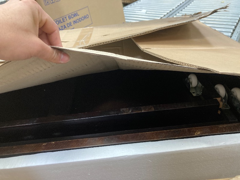 Photo 1 of ***MISSING HARDWARE**AFI Dahlia Full Size Murphy Bed Chest with Storage & Built-in Charging in Espresso