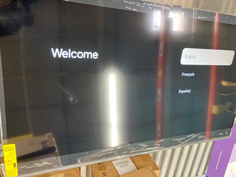 Photo 1 of ***PARTS ONLY***
TCL 55-Inch Q65 QLED 4K UHD Smart TV with Google TV (55Q651G, 2024 Model) Dolby Vision, Dolby Atmos, HDR Pro+, Game Accelerator Enhanced Gaming, Voice Remote, Works with Alexa, Streaming Television